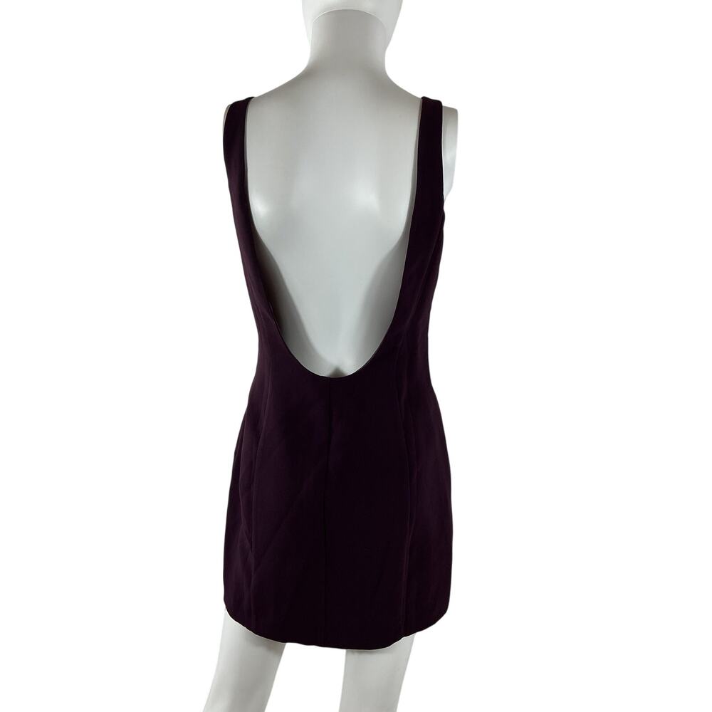Amanda Uprichard Plum Mini Dress - Picture 3 of 4